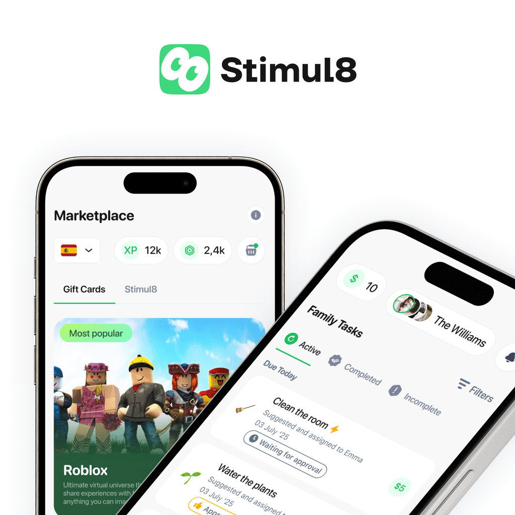 Stimul8 — Chore App for Kids & Parents
